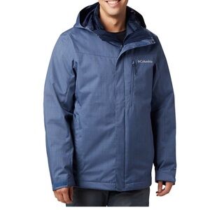 Columbia Men’s Medium Wirlibird IV Interchange Jacket NWT Dark Blue WARM
